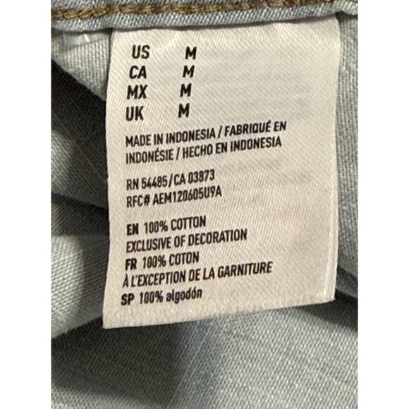 American Eagle Slim Fit Light Chambray Button-Up Shirt, Size M - Picture 8 of 8